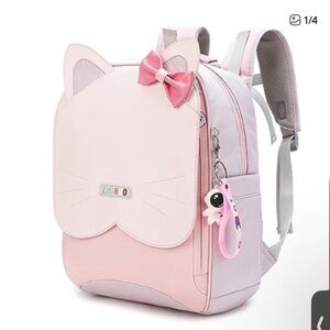 Lisinou Charming Pink Cat Ear Kids Backpack NWT in Package